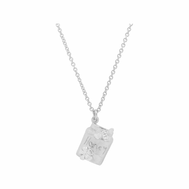 silver honeypot necklace